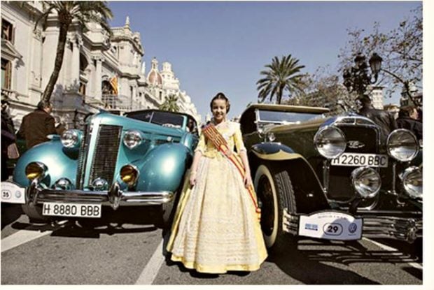 Fallas 2017 rally de coches antiguos l&acute;Antig