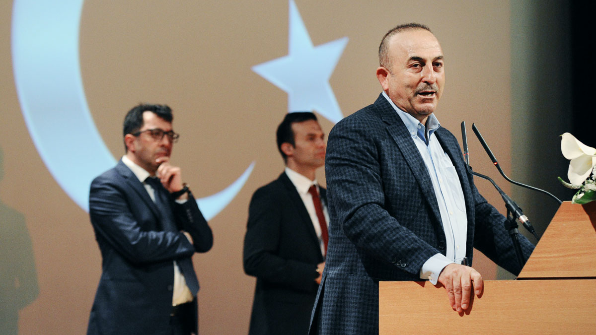 El ministro de Exteriores turco Mevlut Cavusoglu (Foto: AFP)