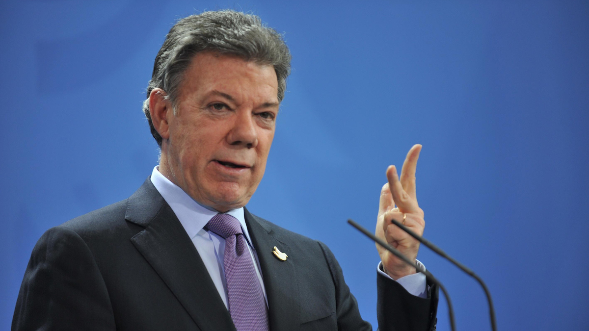 El presidente de Colombia, Juan Manuel Santos . (Foto: Getty images)