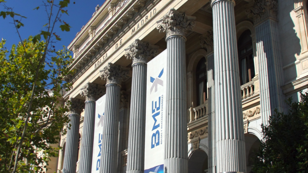 Exterior de la Bolsa de Madrid (Foto: BME)