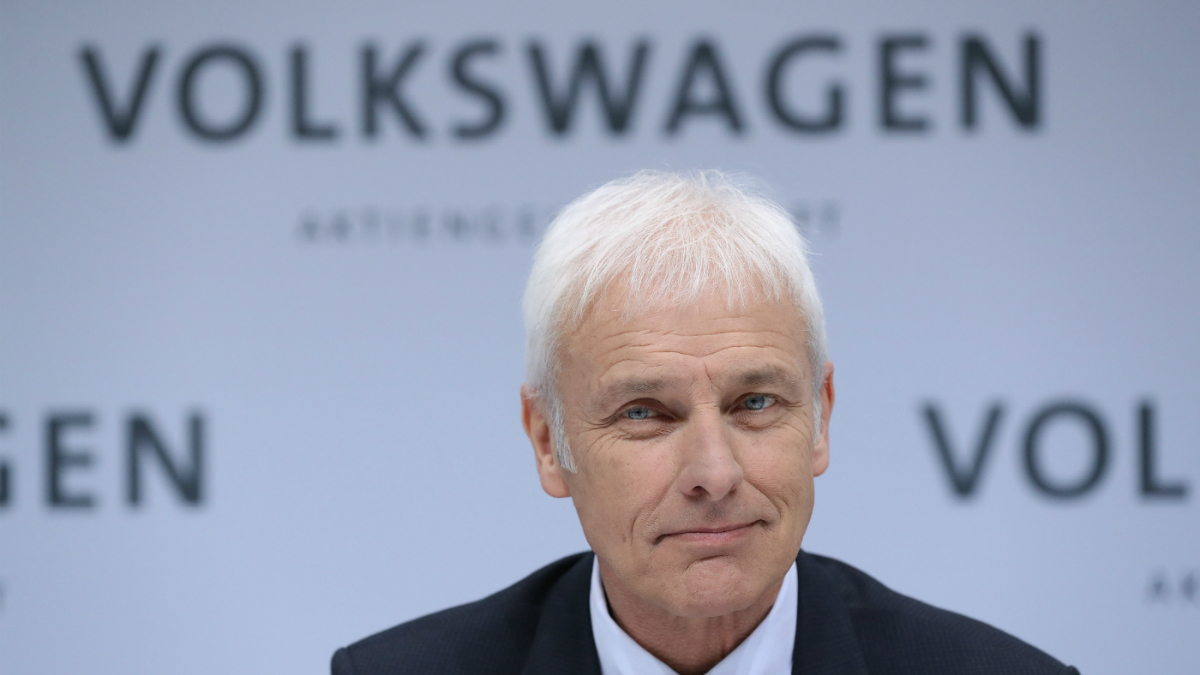 Consejero delegado de Volkswagen, Matthias Müller (Foto: Getty).