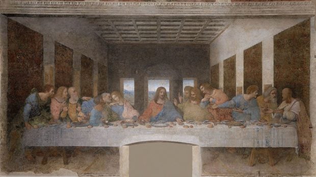 "La Última Cena" de Leonardo da Vinci.