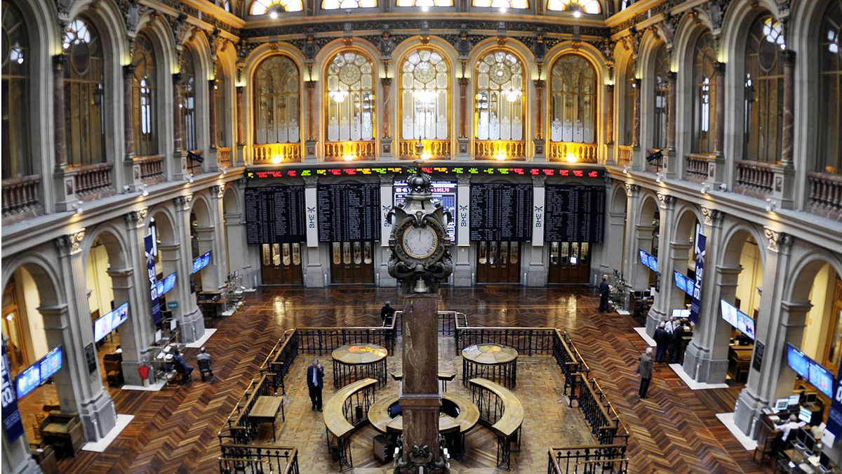 Interior de la Bolsa de Madrid (Foto. BME)