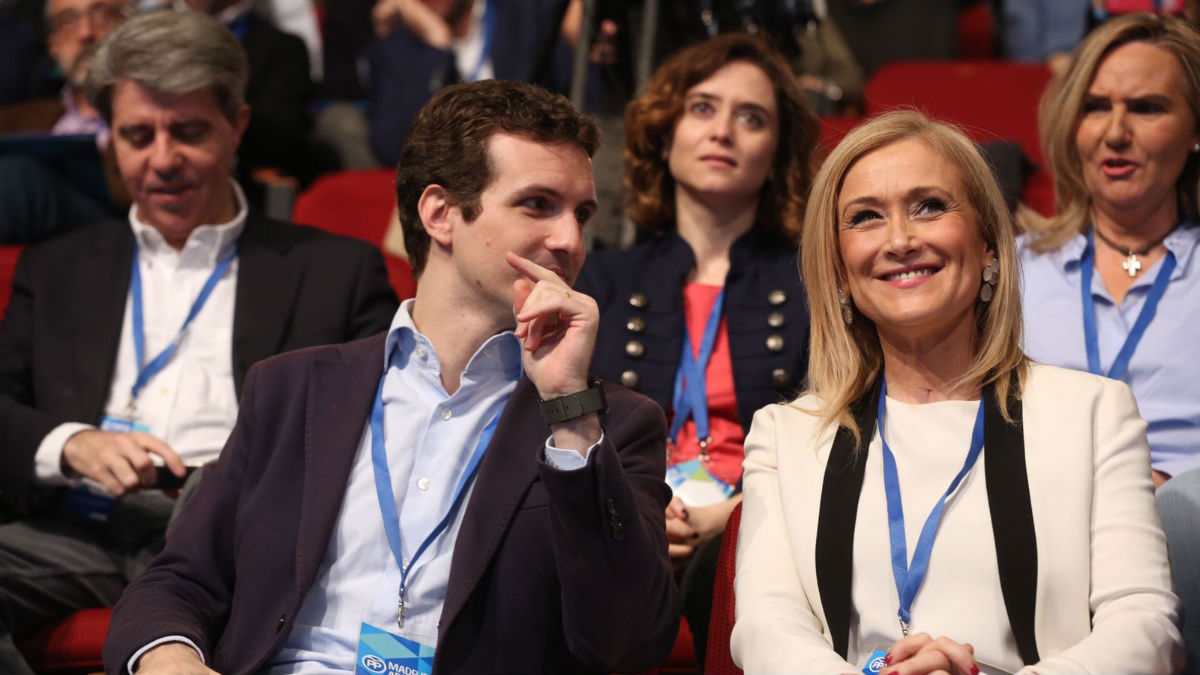 Pablo Casado y Cristina Cifuentes (Foto: A: Cuéllar / PP Madrid)