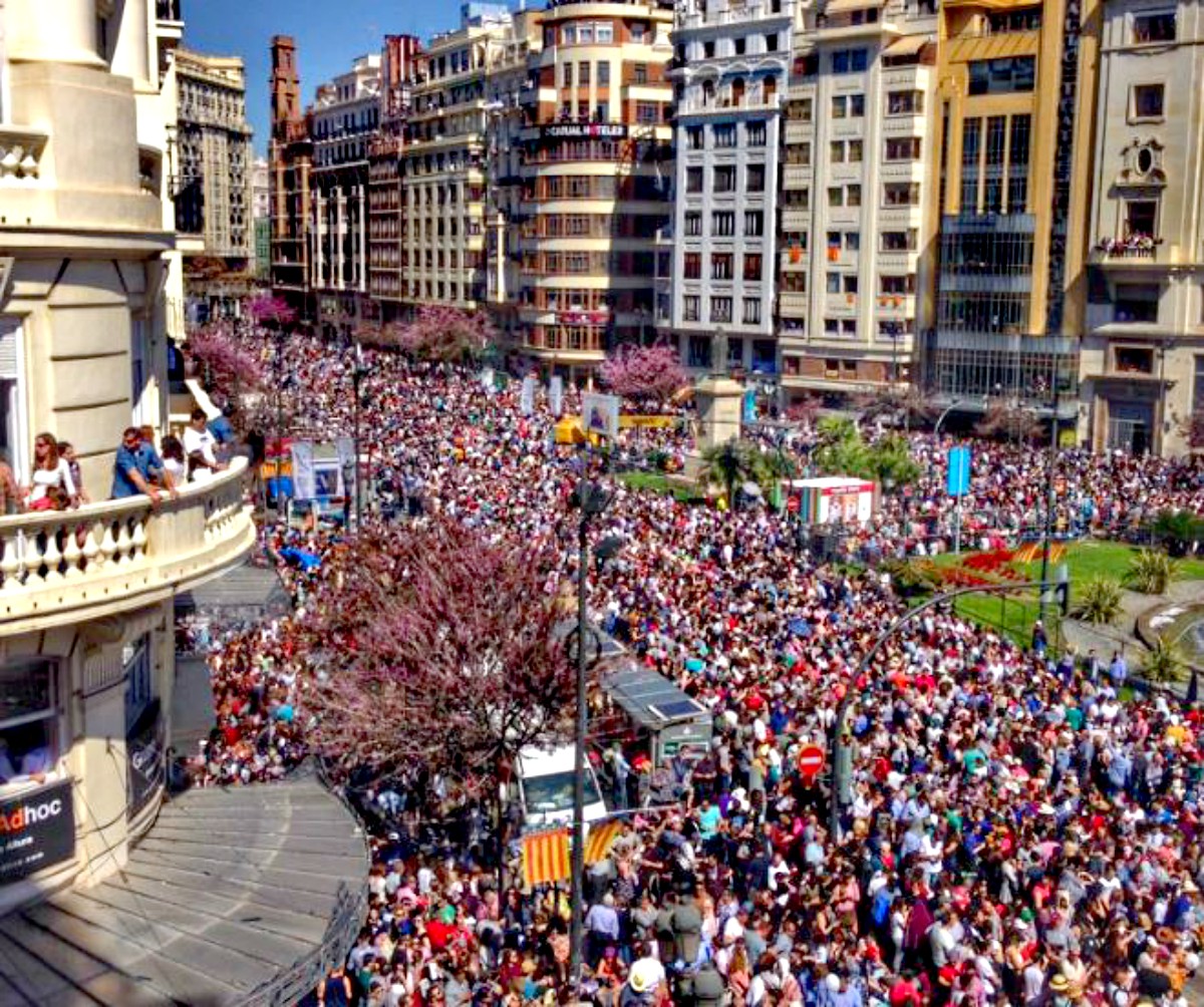 Fallas 2017 récord de ocupación hotelera (Foto: Twitter)