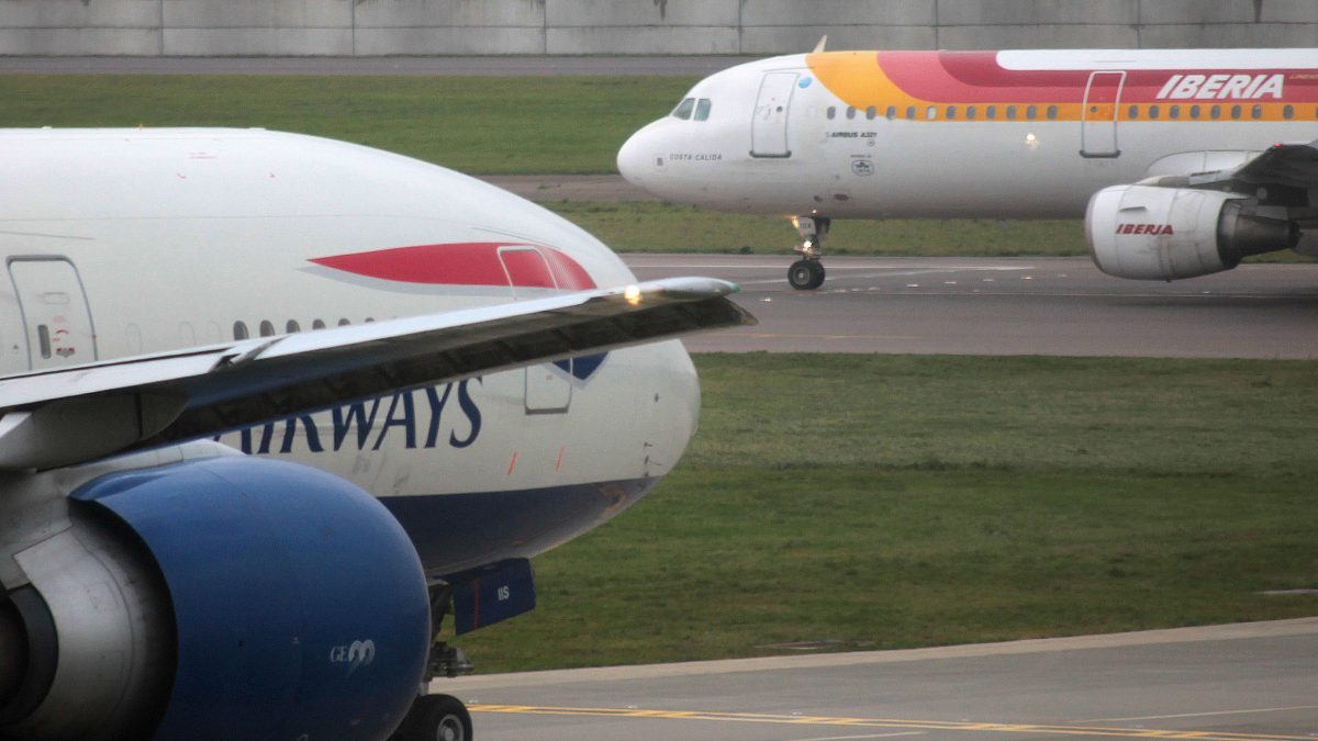 Aviones de la compañía IAG (Foto: EFE)