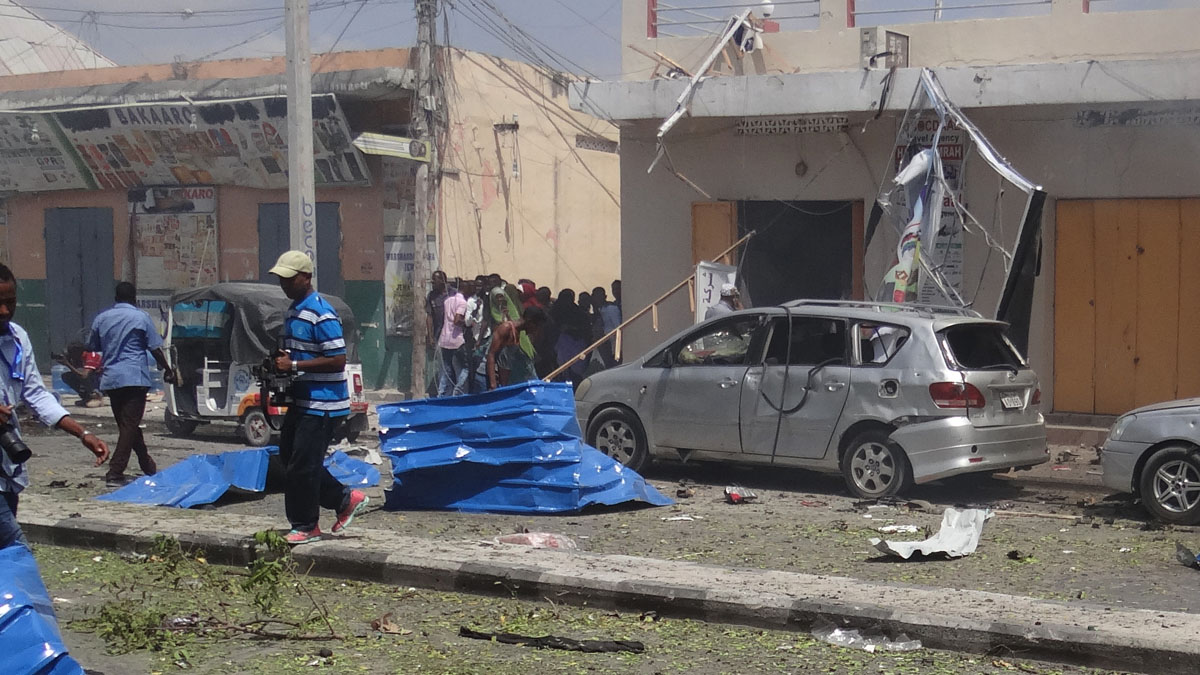 Imagen de un atentado en Mogadiscio. (Foto: AFP)