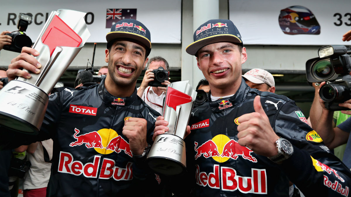 Daniel Ricciardo es consicente de que tiene que imponerse a Max Verstappen dentro de Red Bull si quiere aspirar a su máximo deseo, que es el de ser campeón del mundo. (Getty)