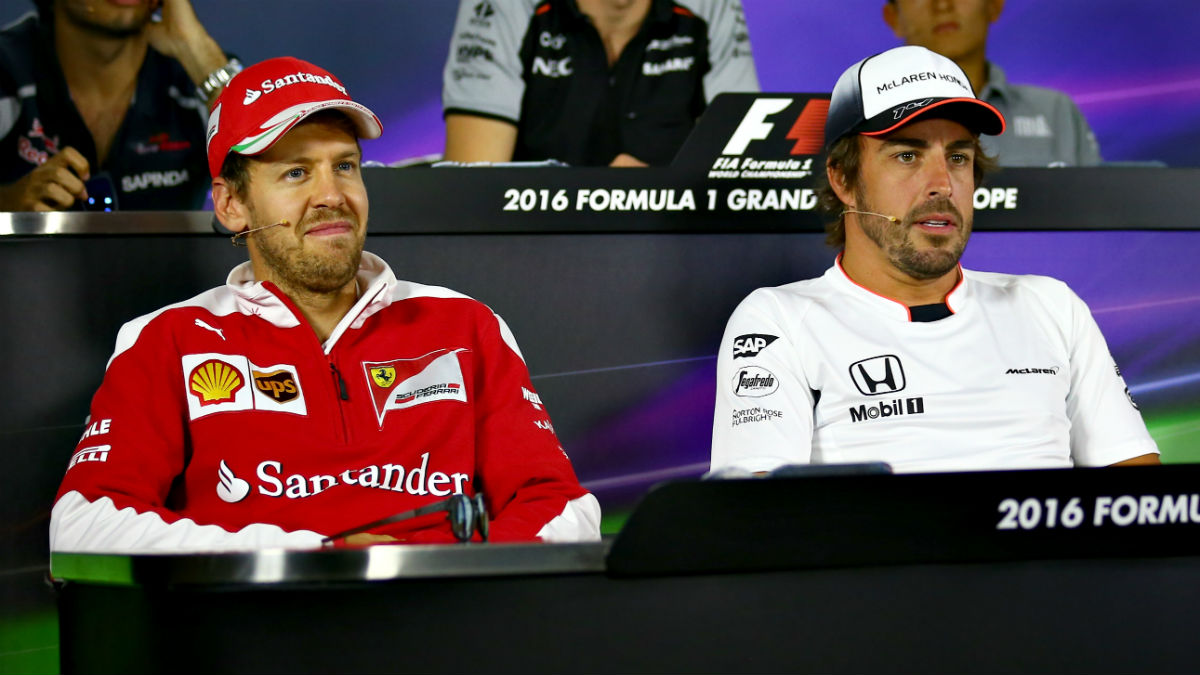 Niki Lauda descarta la llegada de Sebastian Vettel a Mercedes en 2018, pero no así la de Fernando Alonso. ¿Culebrón a la vista? (Getty)