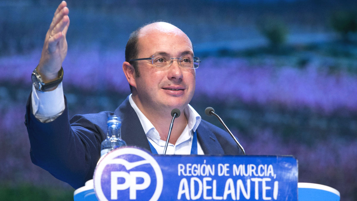El presidente de la Región de Murcia, Pedro Antonio Sánchez (Foto: Efe)