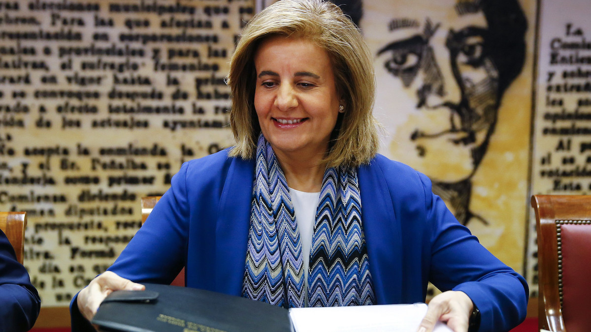 La ministra de Empleo, Fátima Báñez. (Foto: EFE)