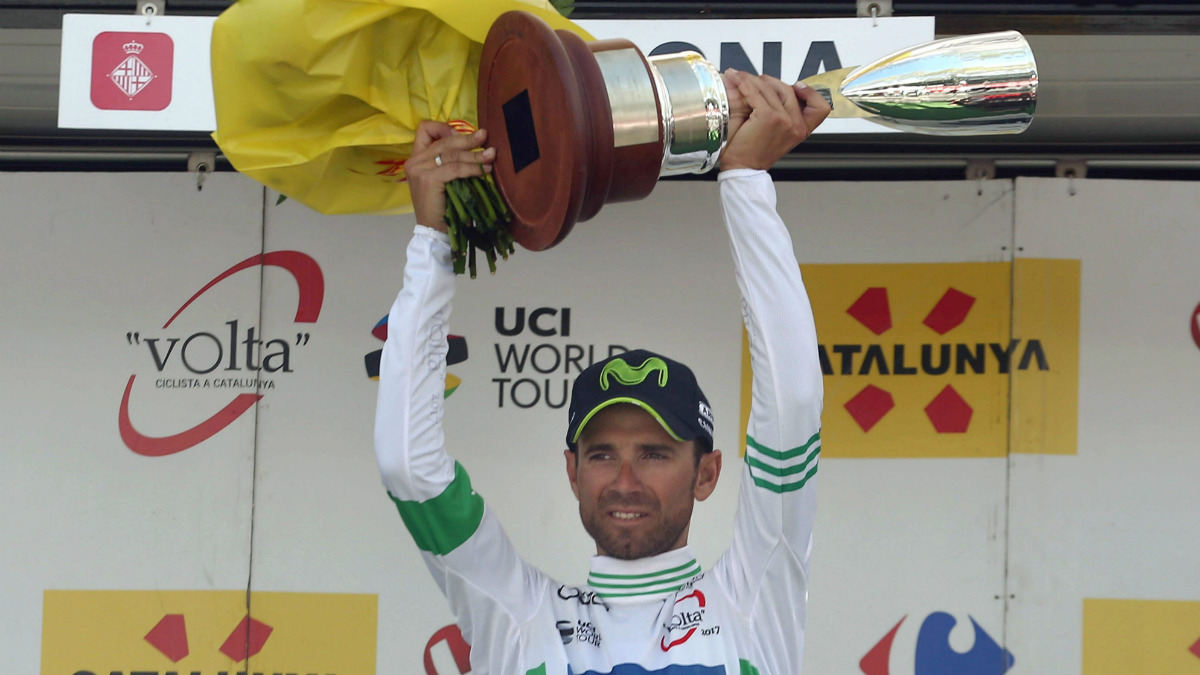 Alejandro Valverde ganó su segunda Volta a Cataluña. (EFE)