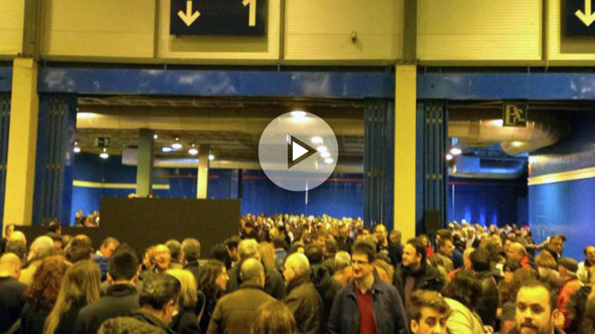Pabellón de Ifema en el acto de Susana Díaz.