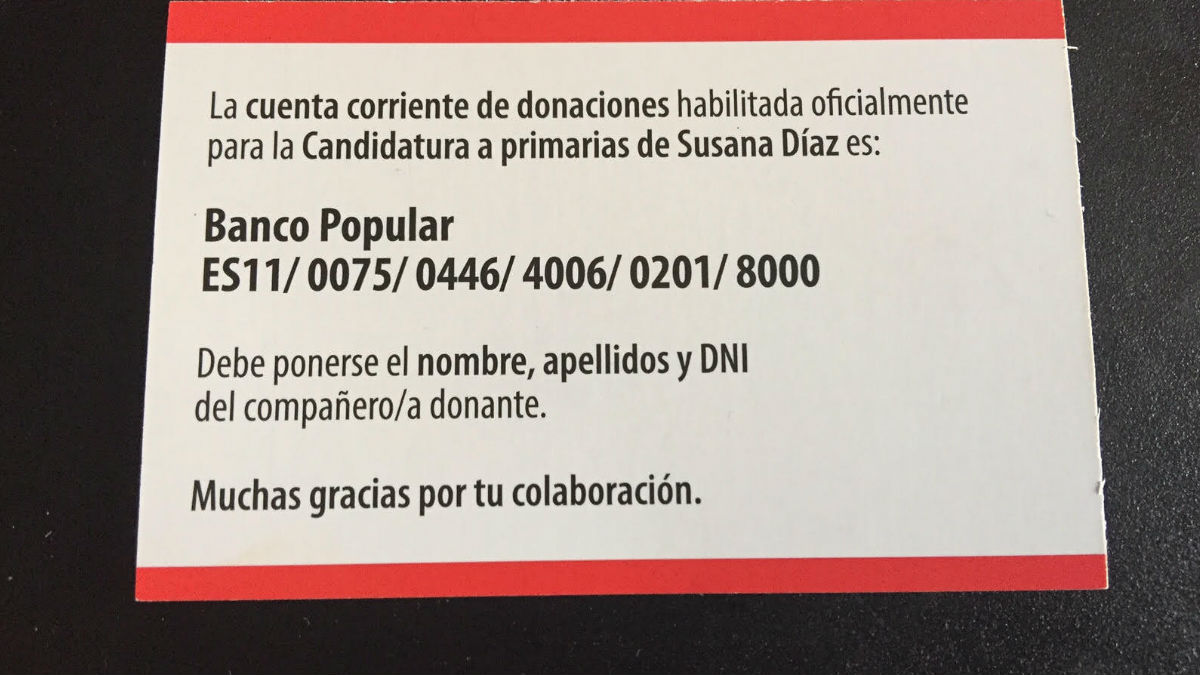 Cuenta para apoyar a Susana Díaz. (Foto: OKD)