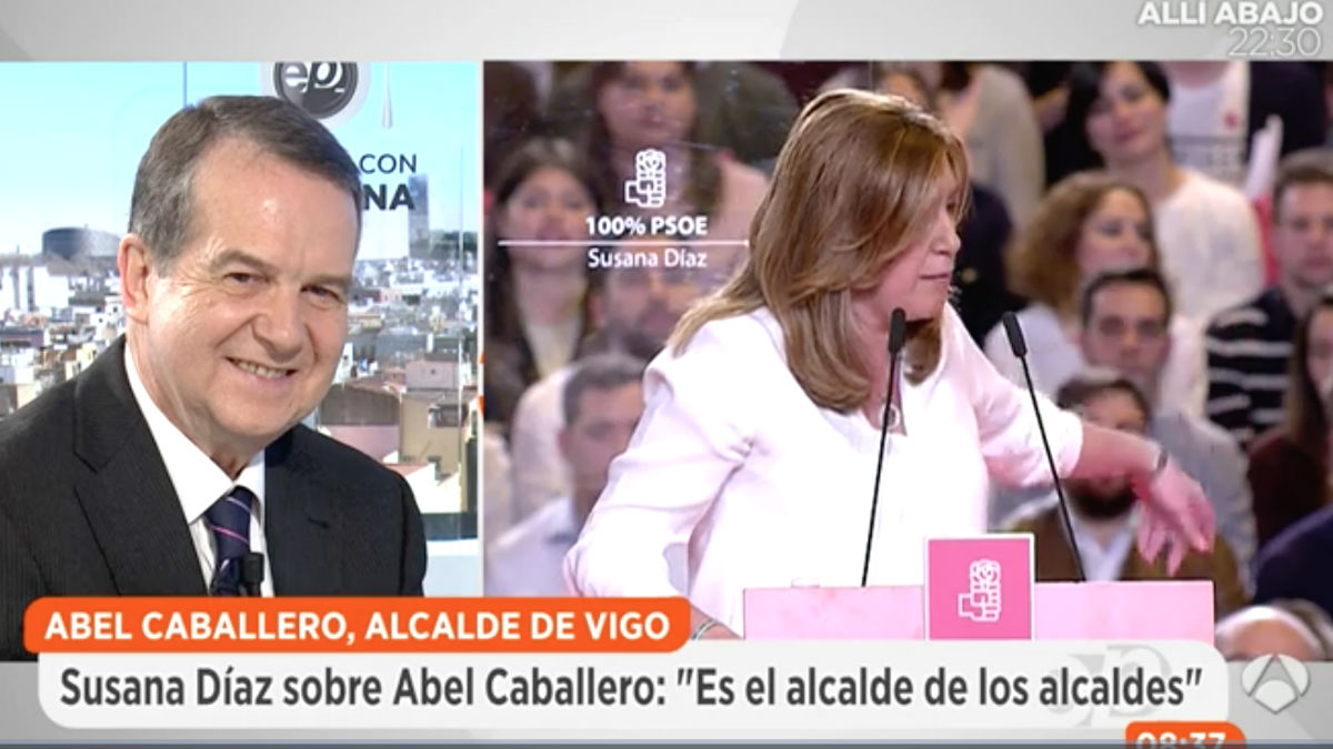 El alcalde de Vigo y presidente de la FEMP, Abel Caballero, en ‘Espejo Público’ (Foto: Antena 3)