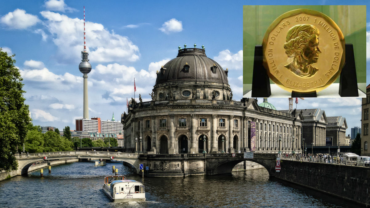 La moneda de oro robada del Bode-Museum de Berlín.
