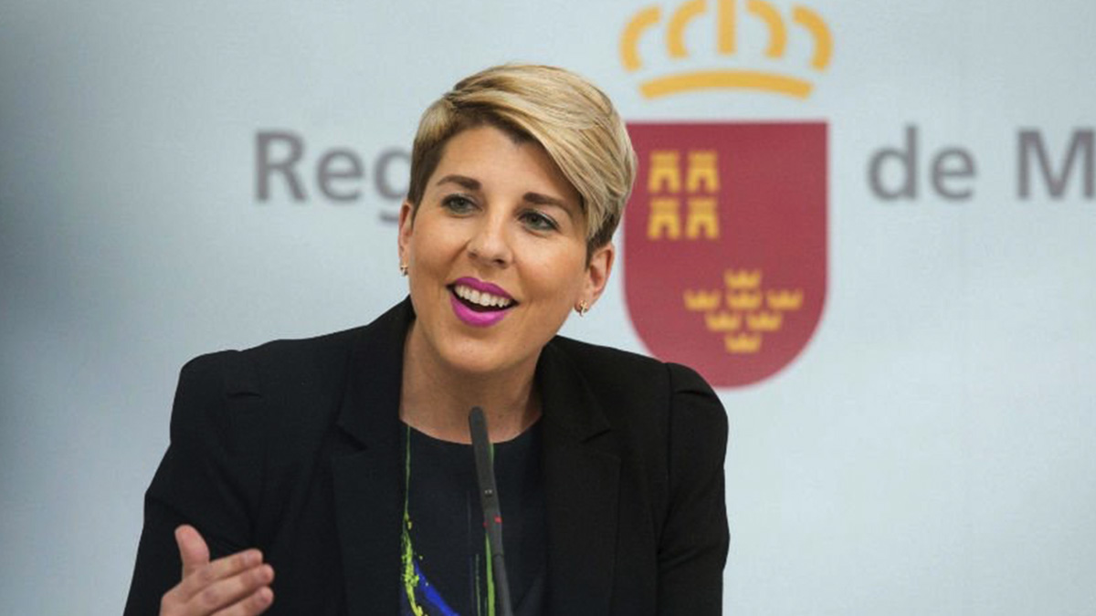 Noelia Arroyo, portavoz del Gobierno de Murcia. (Foto: EFE)
