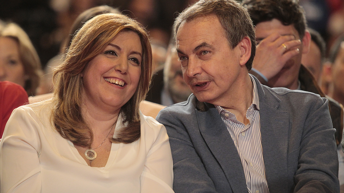 Susana Díaz y José Luis Rodríguez Zapatero (Foto: Francisco Toledo / OKDIARIO)