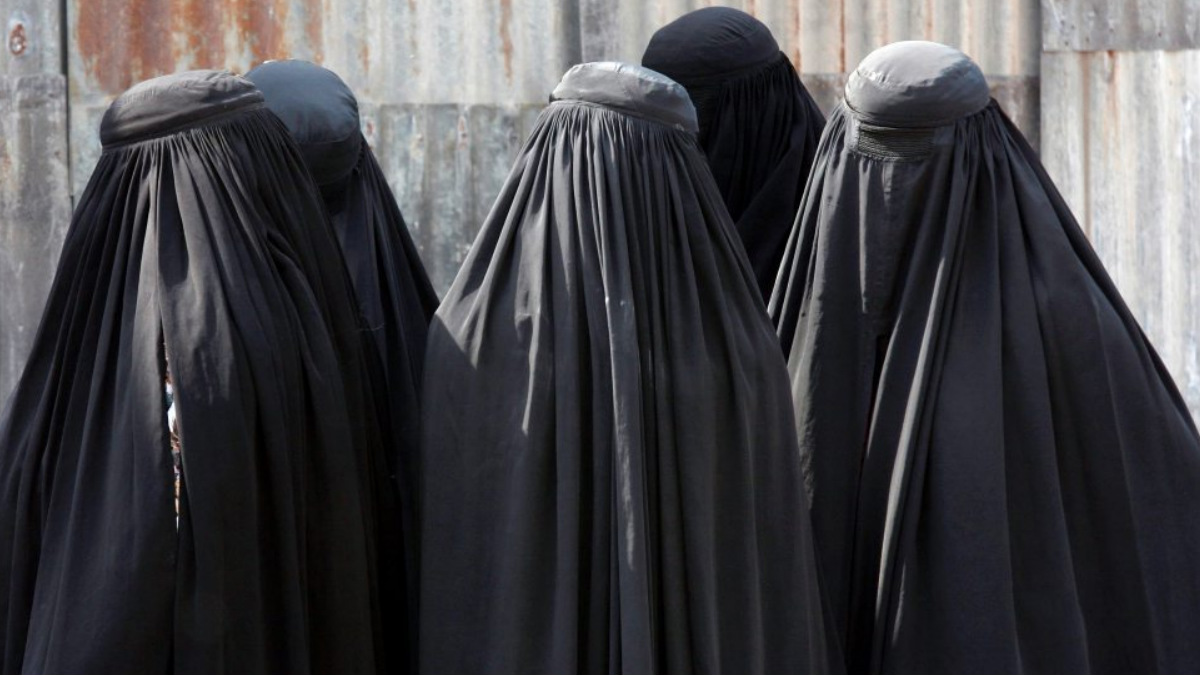Imagen de mujeres con burka.