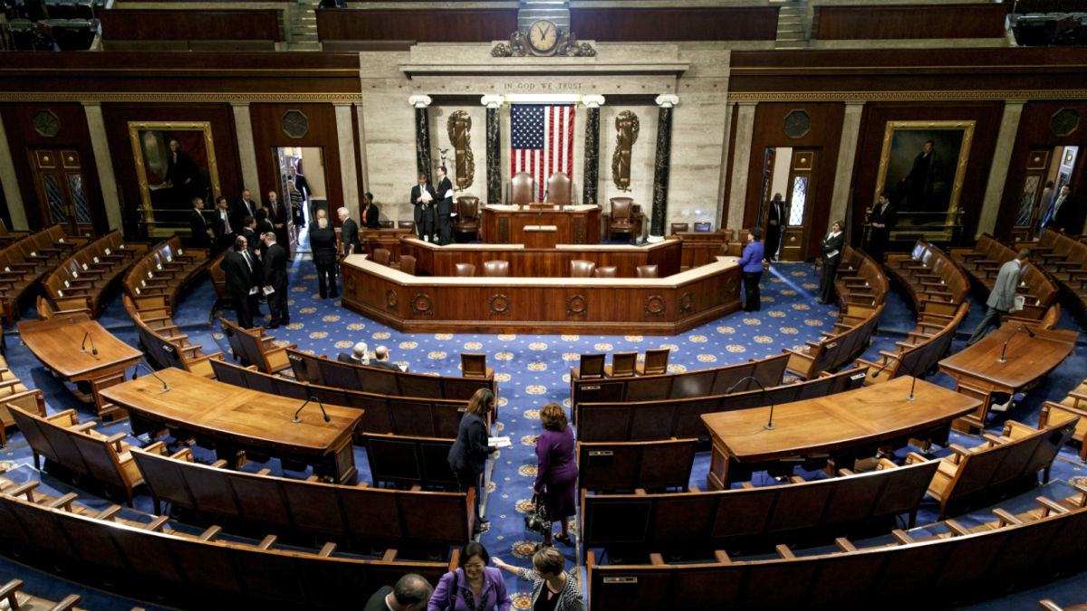 Cámara del Senado de Estados Unidos.