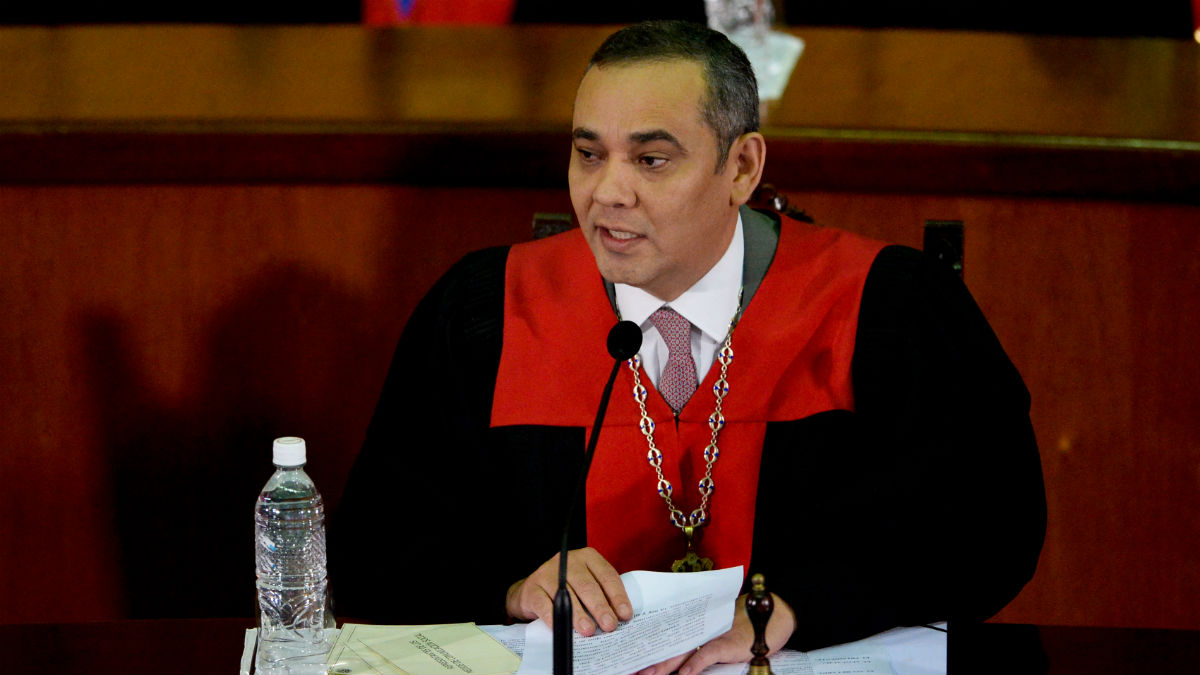 El presidente del Tribunal Supremo de Venezuela, Maikel Moreno (Foto: EFE).