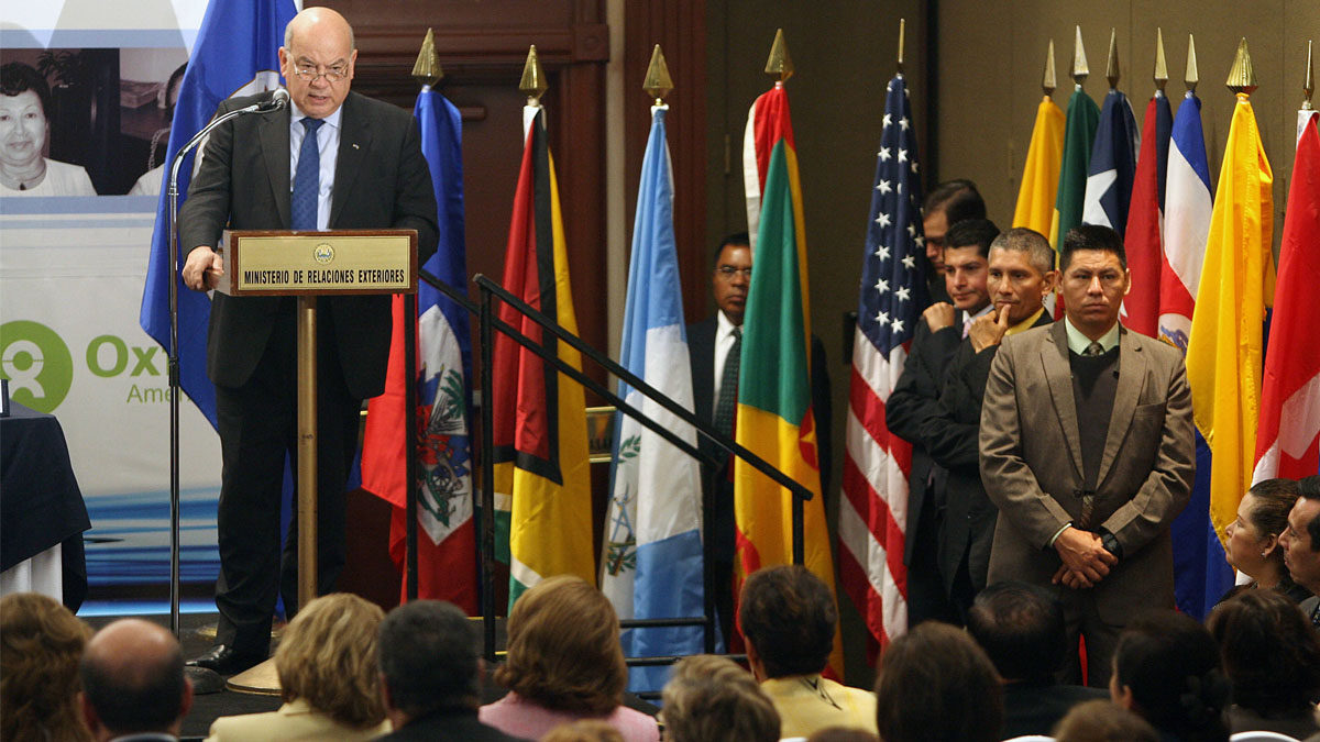 El secretario general de la OEA, José Miguel Insulza (Foto: AFP)