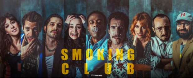 El elenco al completo de 'Smoking Club, 129 normas'