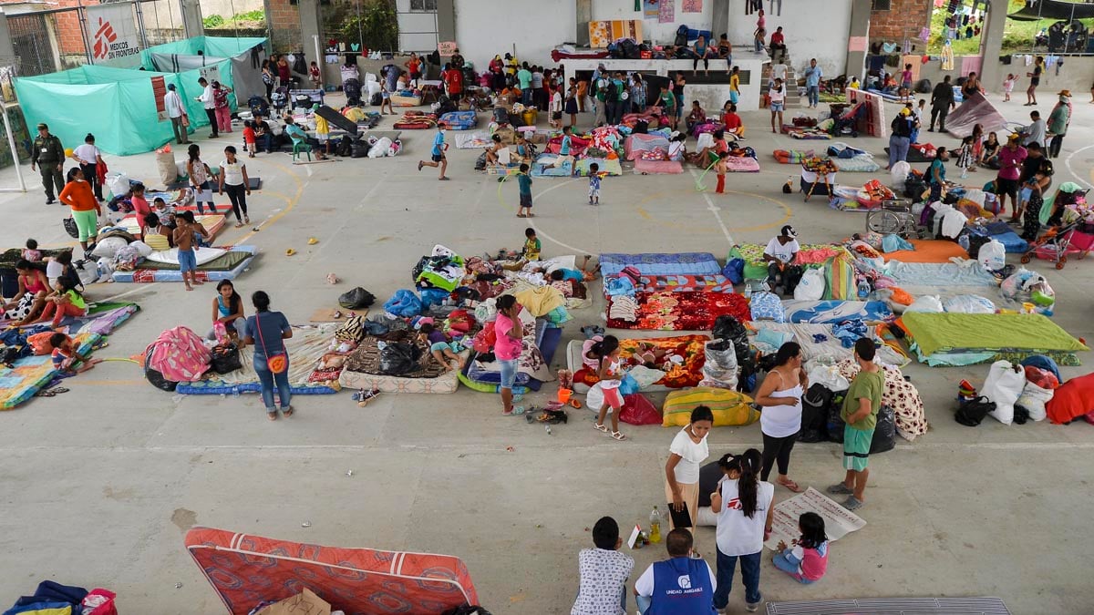 Afectados por las inundaciones de Mocoa (AFP)