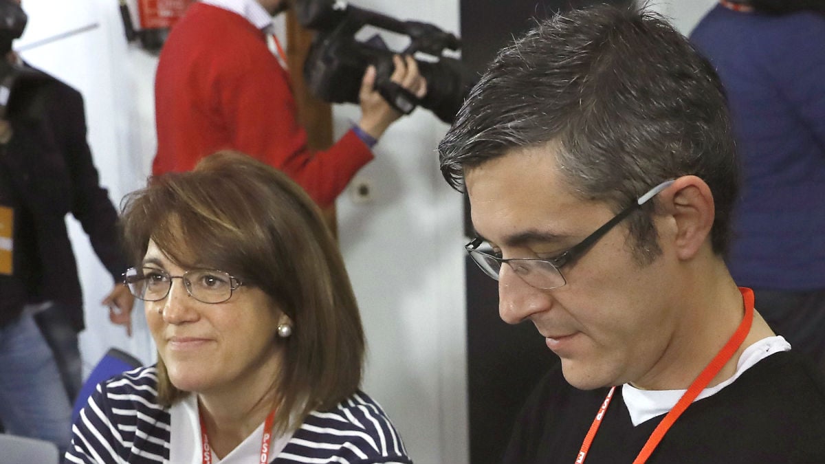 Los diputados socialistas Soraya Rodríguez y Eduardo Madina (Foto: Efe)