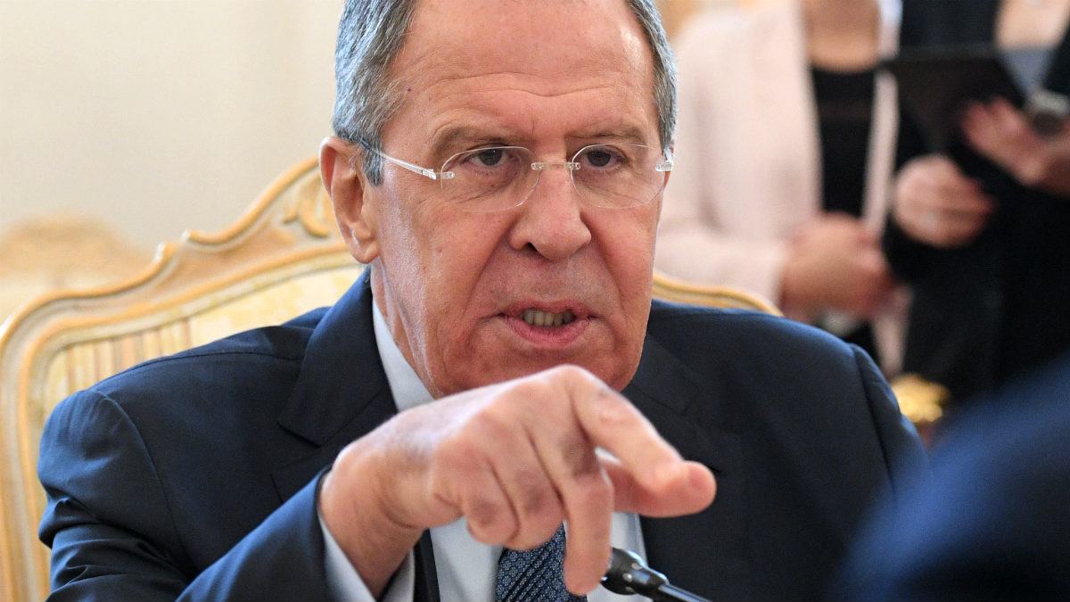 Sergei Lavrov, ministro de Exteriores de Rusia. (AFP)