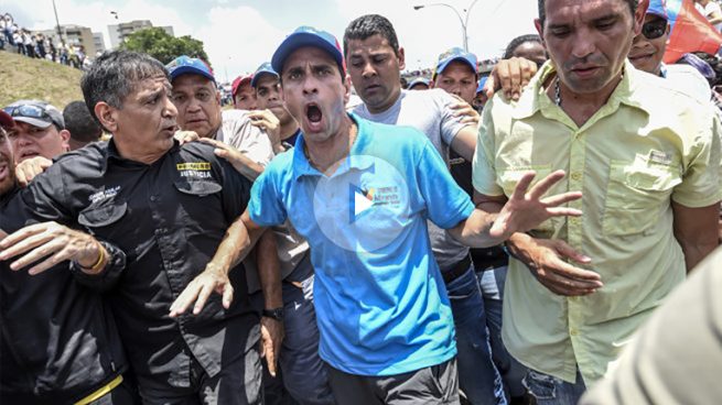 Capriles desoye la inhabilitación y anuncia que recorrerá «cada uno de los pueblos de Venezuela»