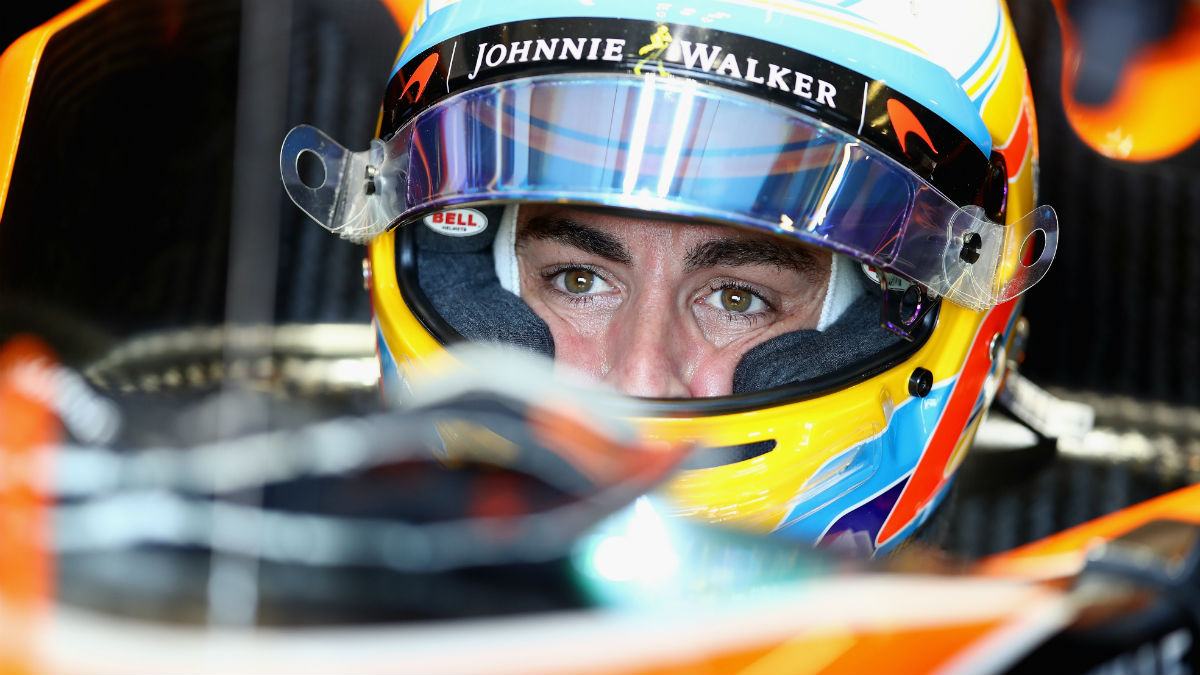 Fernando Alonso, en el GP de China. (Getty)