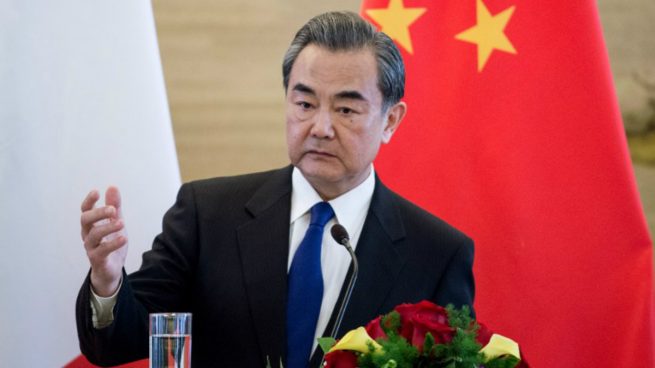 Wang Yi, ministro de Relaciones Exteriores de China. Foto: AFP