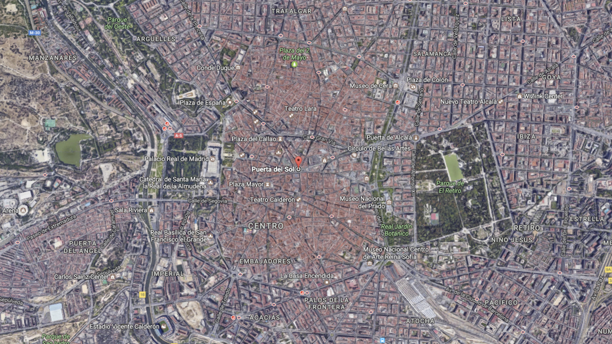 Madrid. (Foto: Google Maps)