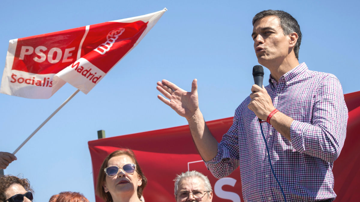 El ex secretario general del PSOE y aspirante a la reelección, Pedro Sánchez (Foto: Efe)