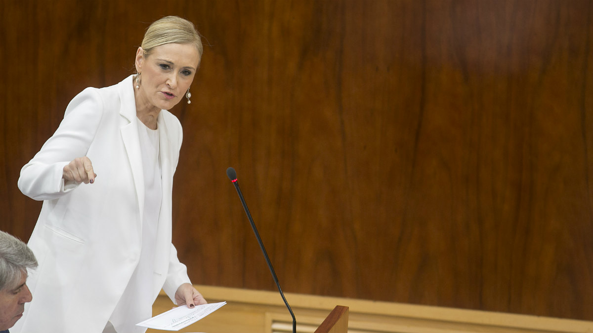 Cristina Cifuentes en la Asamblea de Madrid (Alberto Cuéllar PP de Madrid).