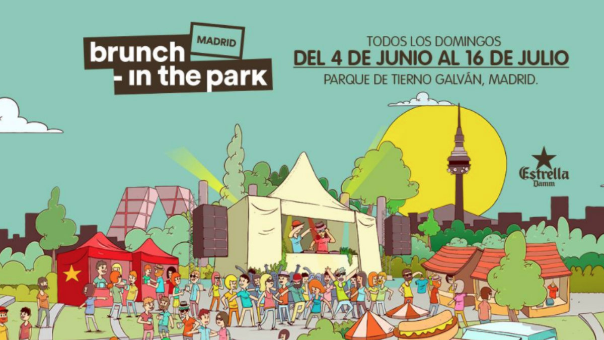 Brunch -In the Park Madrid anuncia siete nuevas fechas en junio y julio en el partque Enrique Tierno Galván.