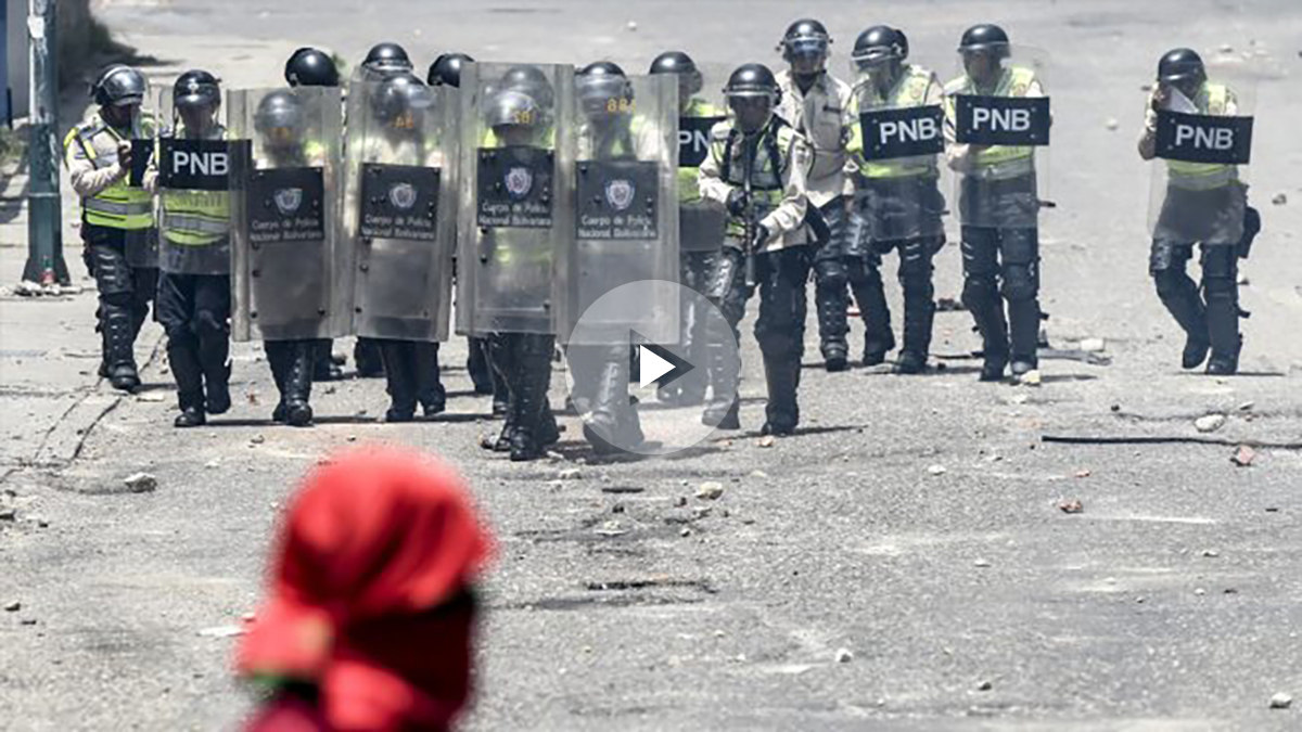 Disturbios en Venezuela. (Foto: AFP)