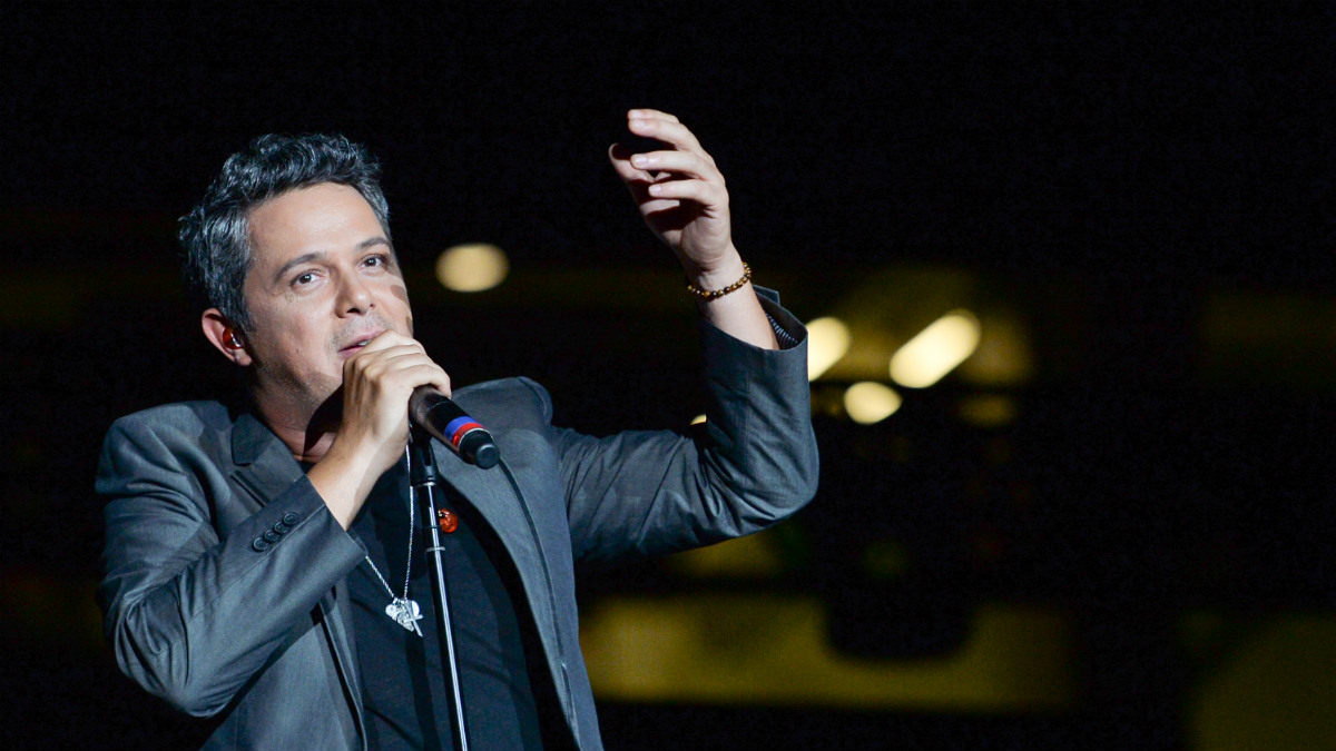 Alejandro Sanz durante un concierto (Foto: Getty)
