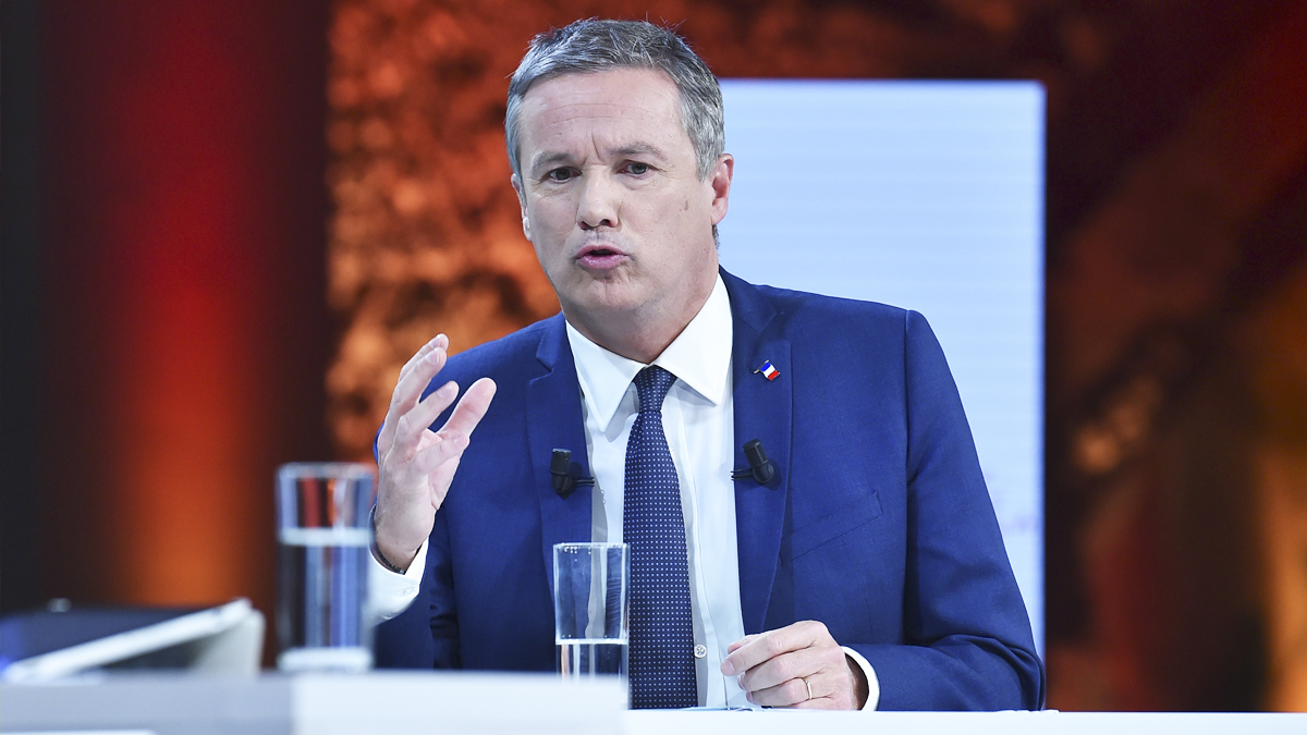 Nicolas Dupont-Aignan. (Foto: AFP)