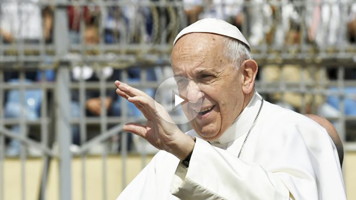 El Papa Francisco en Egipto. (Foto: AFP)