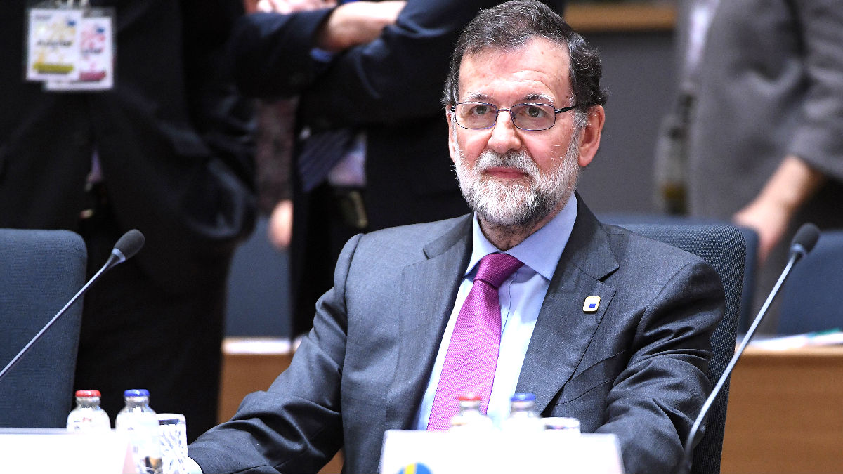 Mariano Rajoy en Bruselas (Foto: AFP).