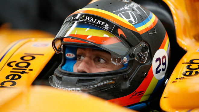 Fernando Alonso, en una imagen facilitado por la escudería norteamericana.