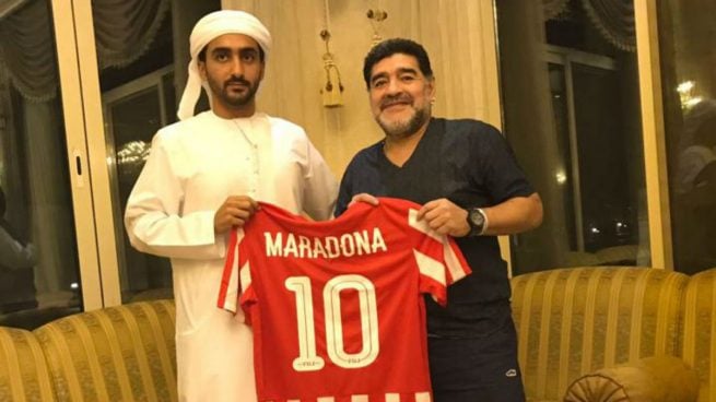 Maradona se convierte en nuevo entrenador del Al Fujairah