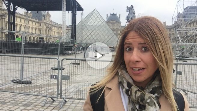 El equipo de Macron ultima su fiesta presidencial en el Louvre