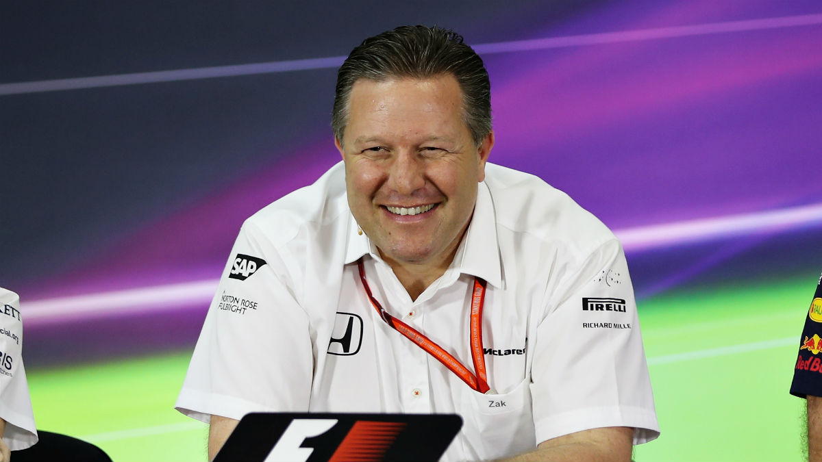 Zak Brown, actual CEO de McLaren, ha asegurado que el equipo británico no tiene entre sus planes equipar motores Mercedes en un futuro próximo. (Getty)