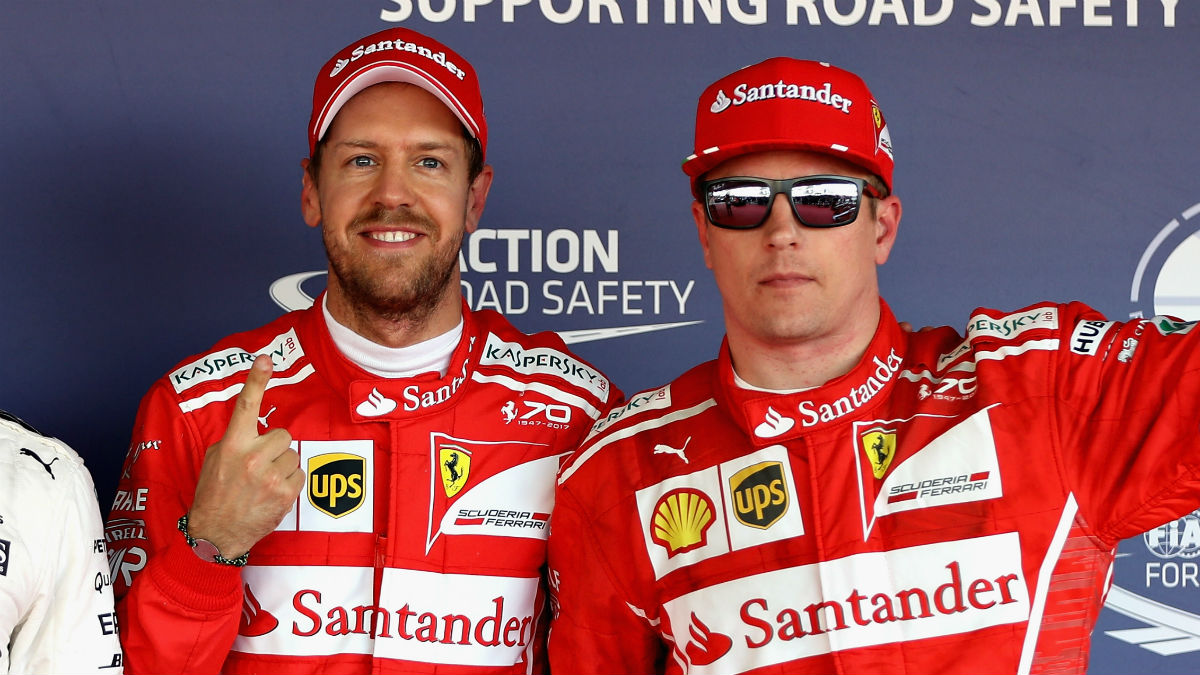 Sebastian Vettel ha asegurado que el rendimiento de su compañero de equipo Kimi Raikkonen no ha sido tan malo hasta ahora como pueda parecer. (Getty)