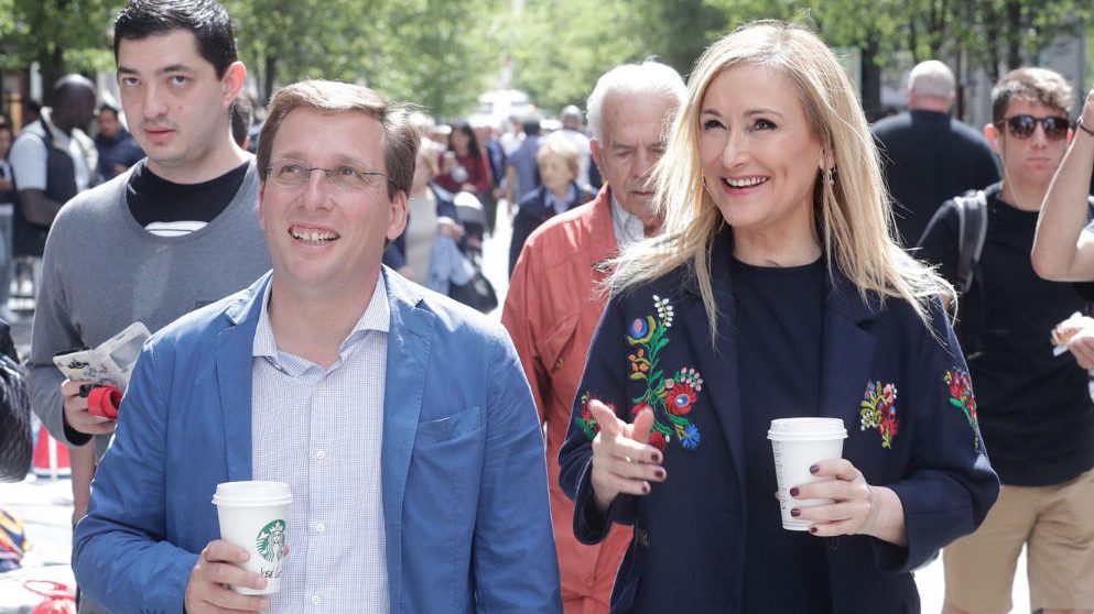 José Luis Martínez-Almeida y Cristina Cifuentes (PP Madrid).