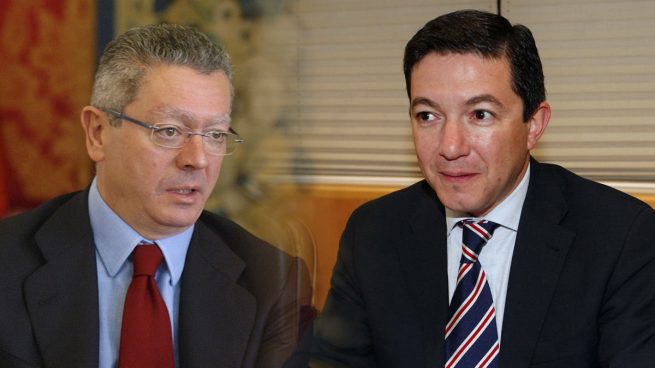 Alberto Ruiz-Gallardón y Pedro Calvo.