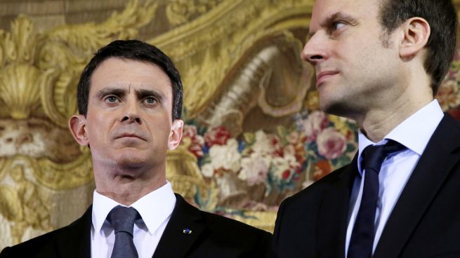 Manuel Valls y Emmanuel Macron
